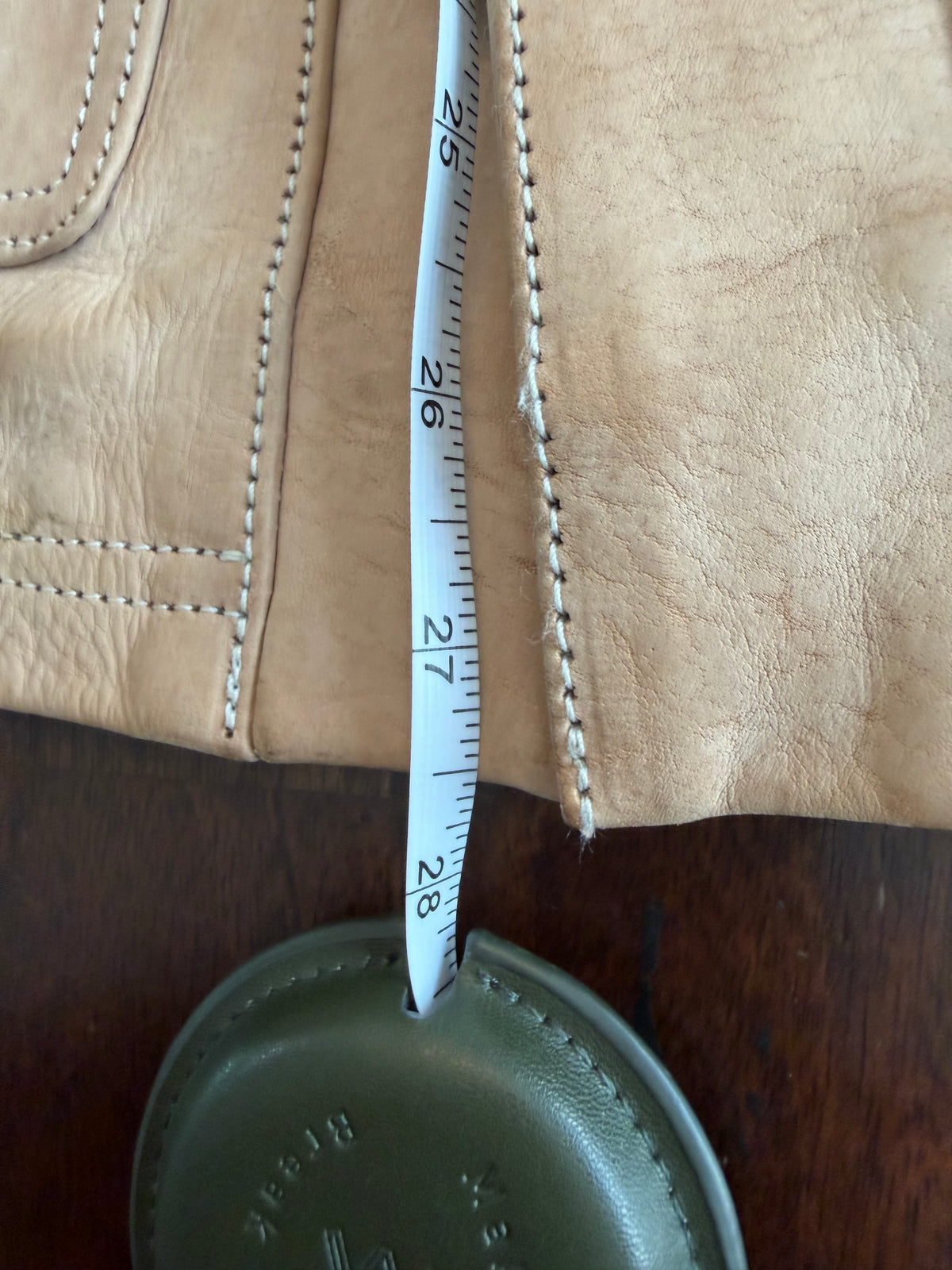 Master supply co natural leather jacket