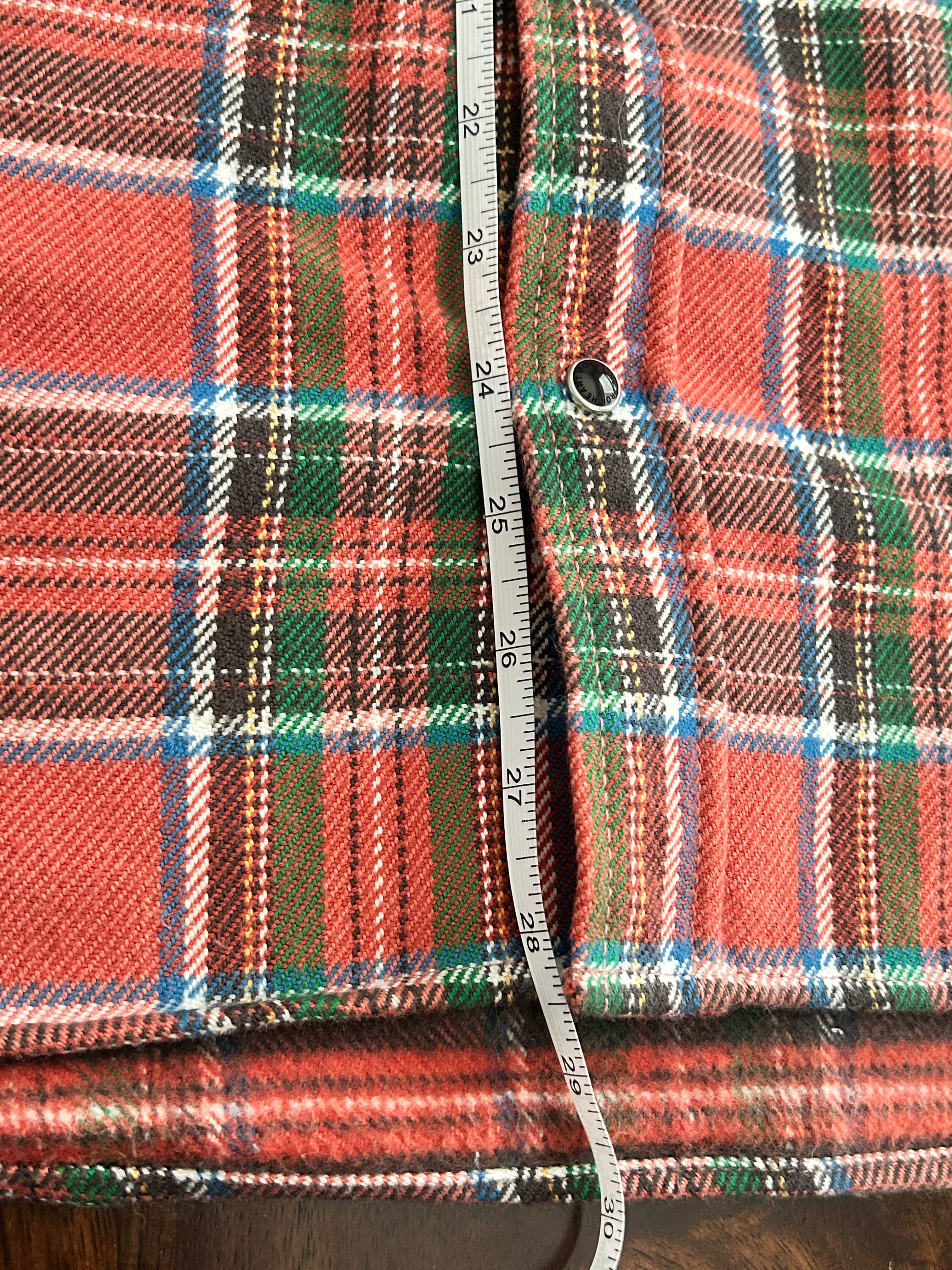 Iron Heart IHSH-436 "Watermelon Man" Western 12oz Ultra Heavy Flannel Tagged XL