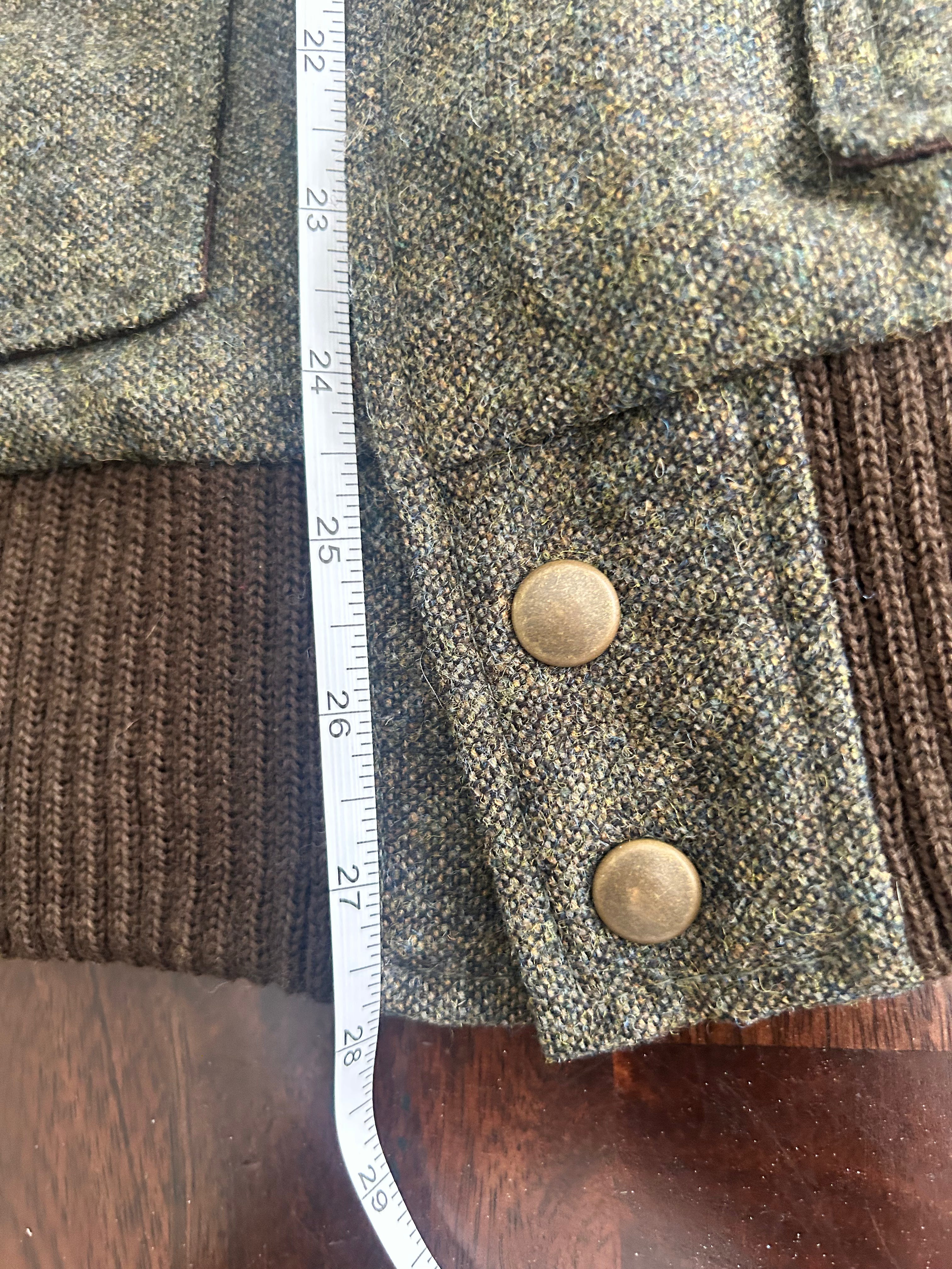Dehen Tweed Flyers Jacket Tagged Large