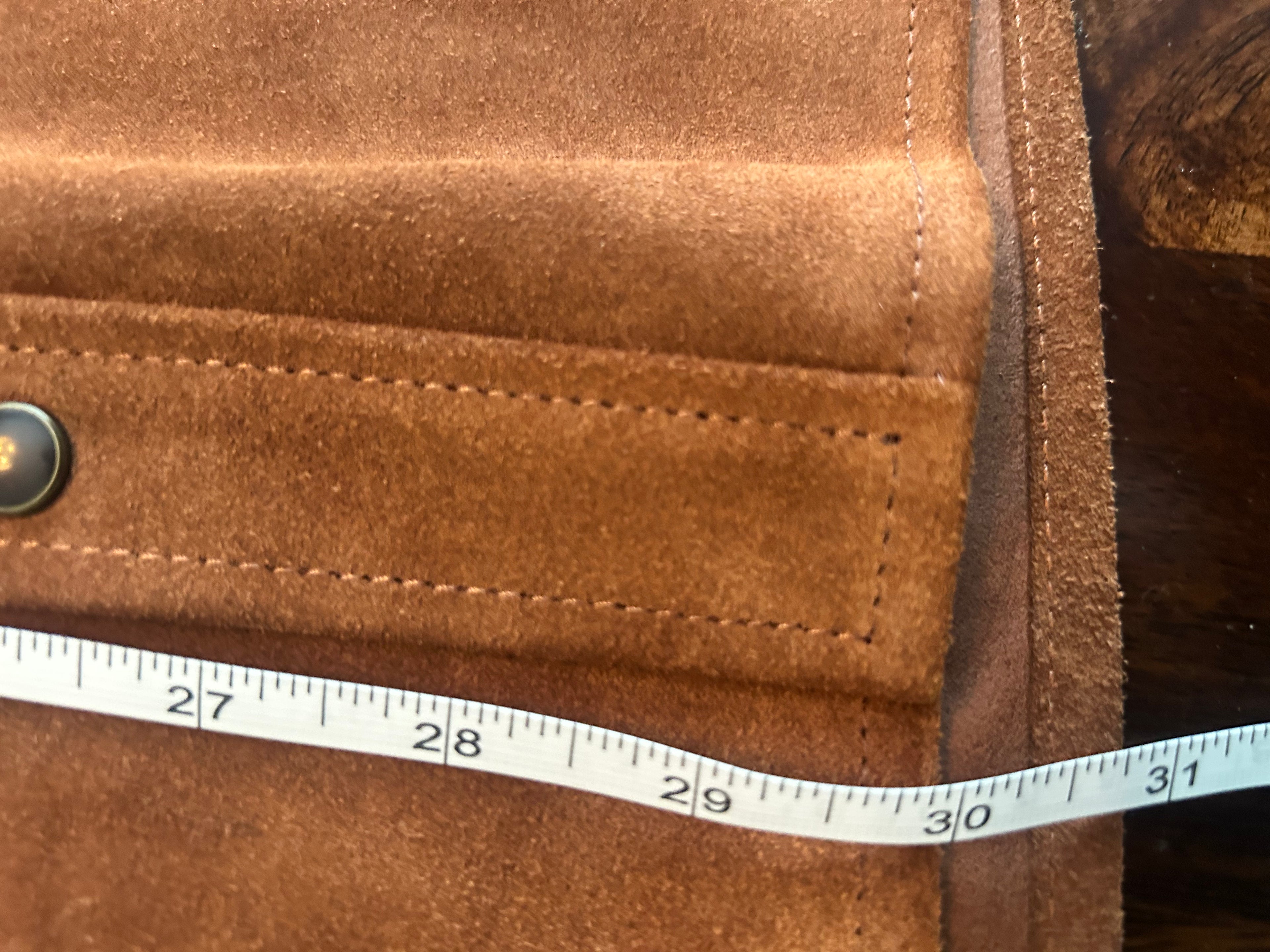 Taylor Stitch Suede Western Overshirt Tagged Large