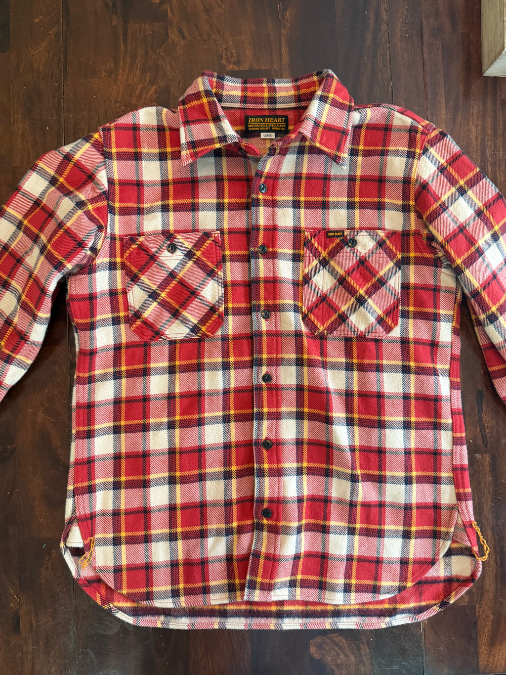 Iron Heart IHSH-334 12oz Ultra Heavy Workshirt Tagged Large