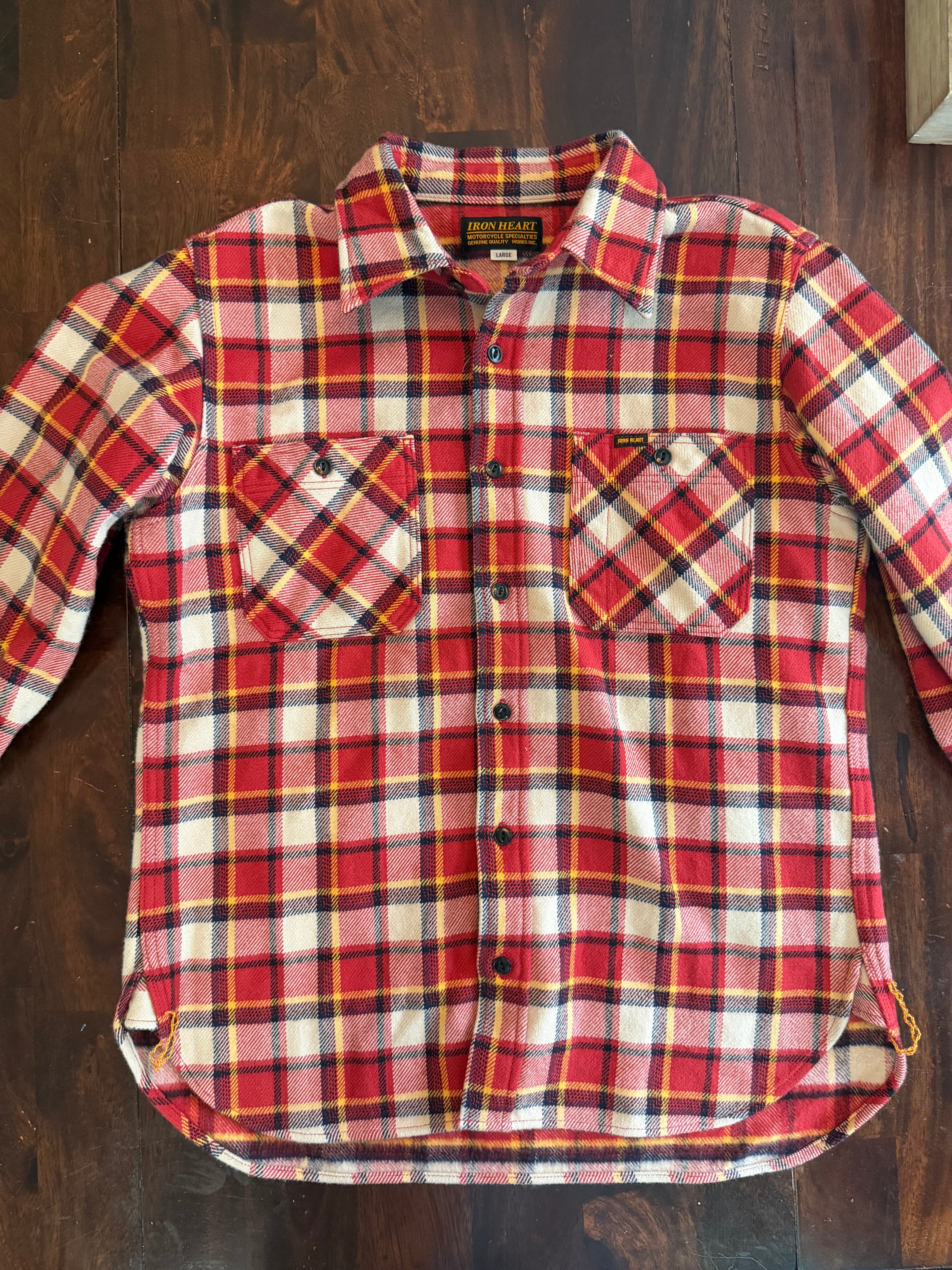 Iron Heart IHSH-334 12oz Ultra Heavy Workshirt Tagged Large