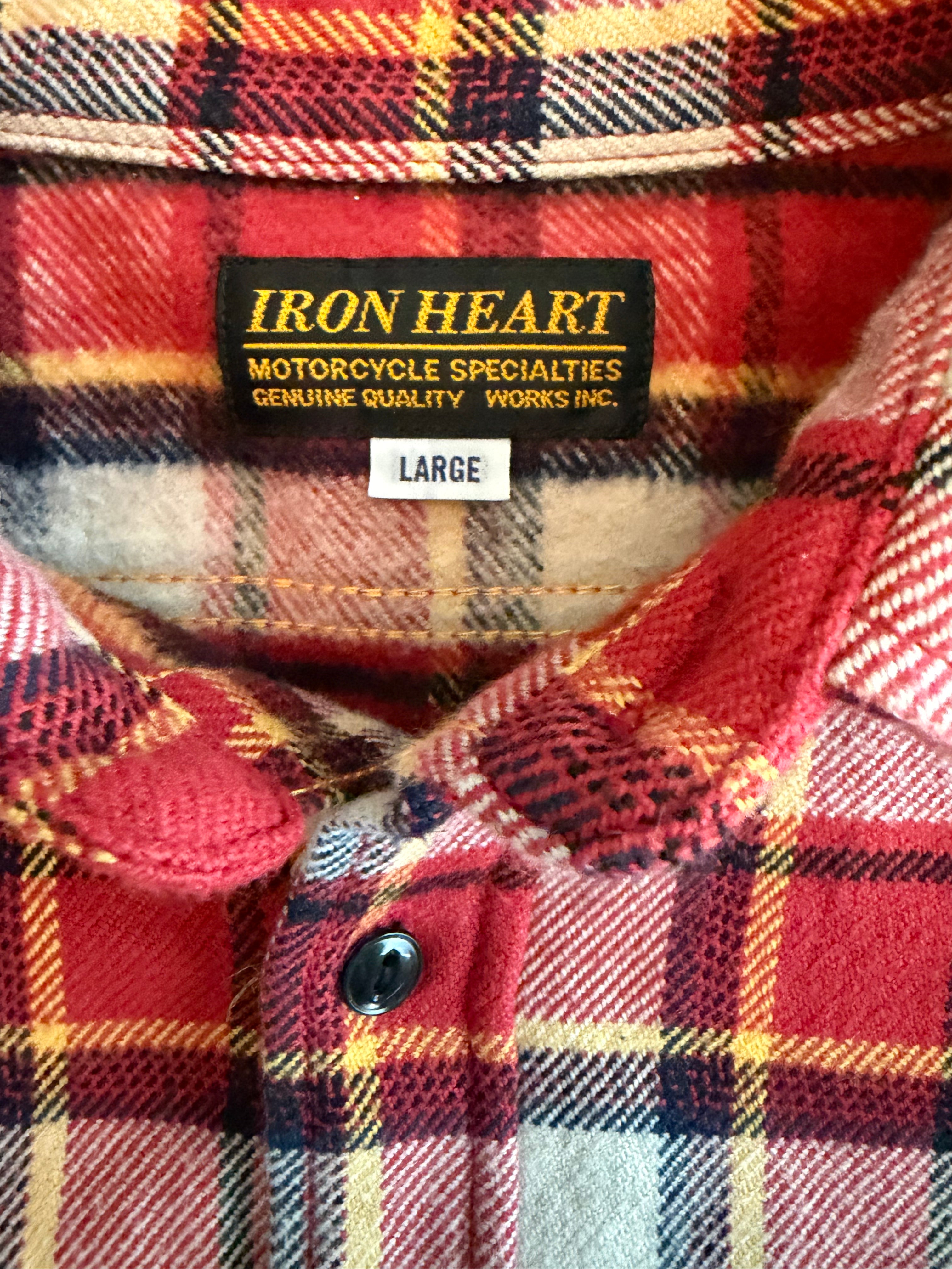 Iron Heart IHSH-334 12oz Ultra Heavy Workshirt Tagged Large