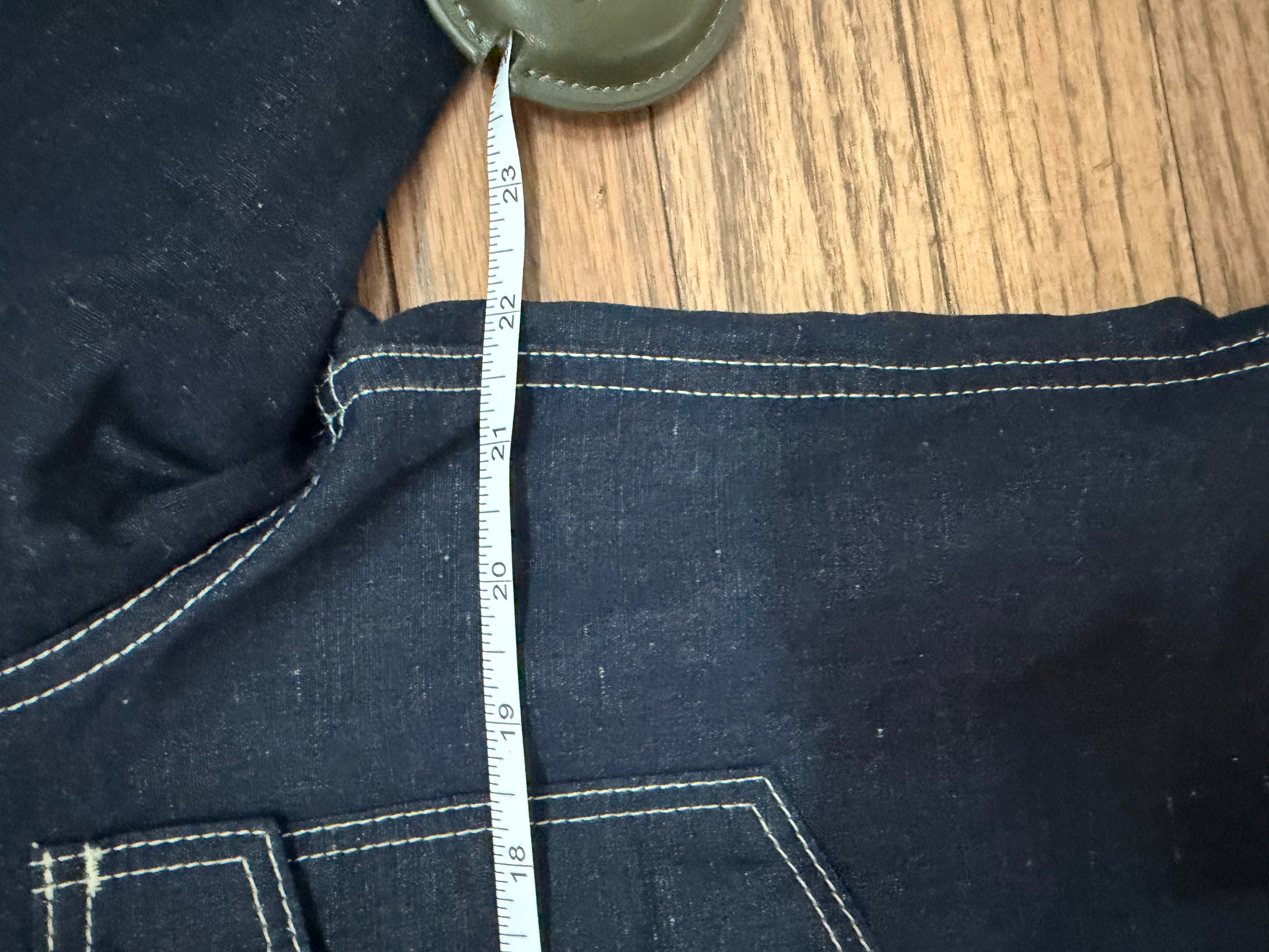 Iron Heart IHSH-444 7oz Indigo Chambray Tagged Large
