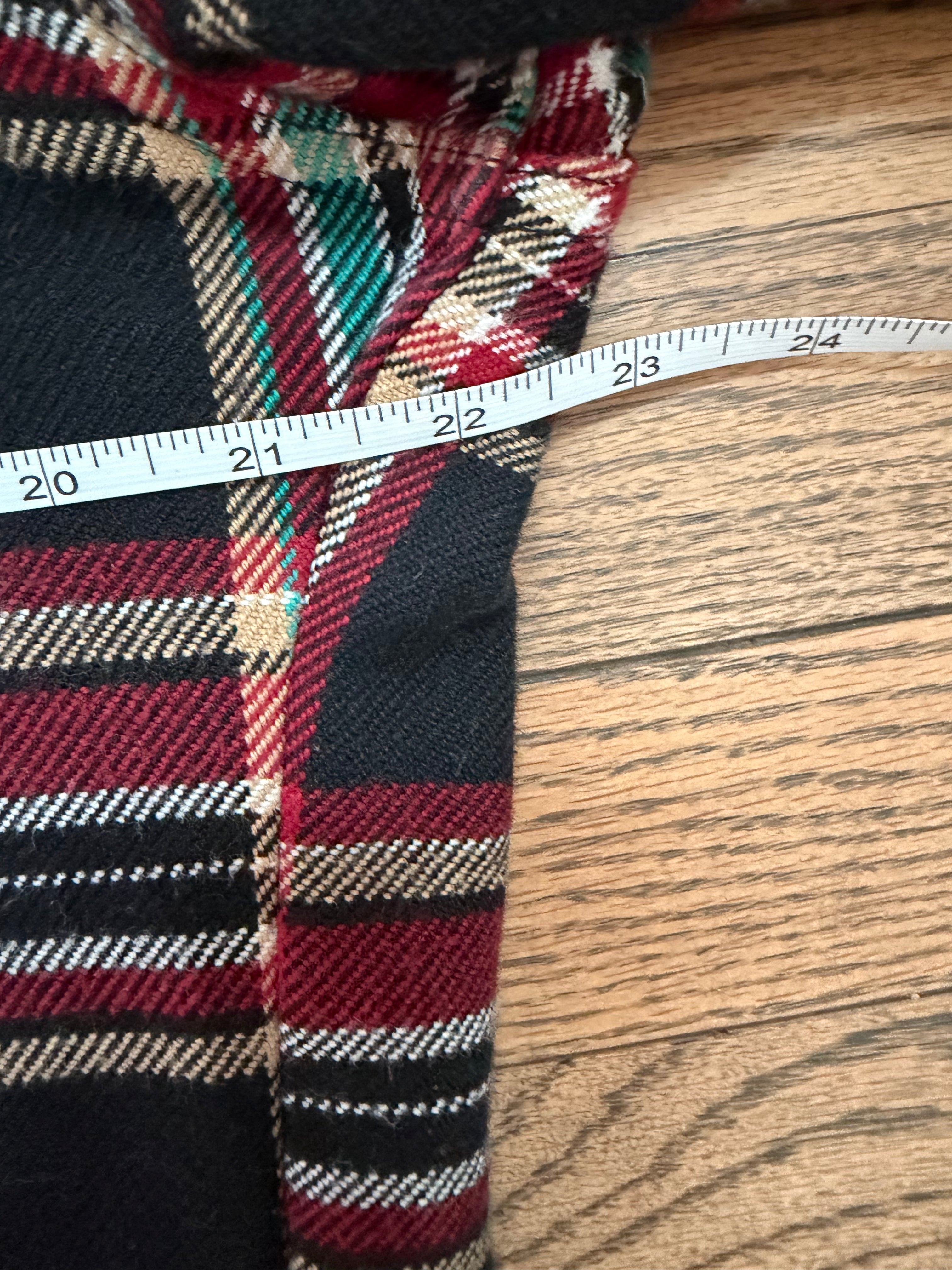Iron Heart IHSH-237 Crazy Check Good Art Upgraded Snaps 12oz Western Ultra Heavy Flannel Tagged XXXL - Tailored to Size Large