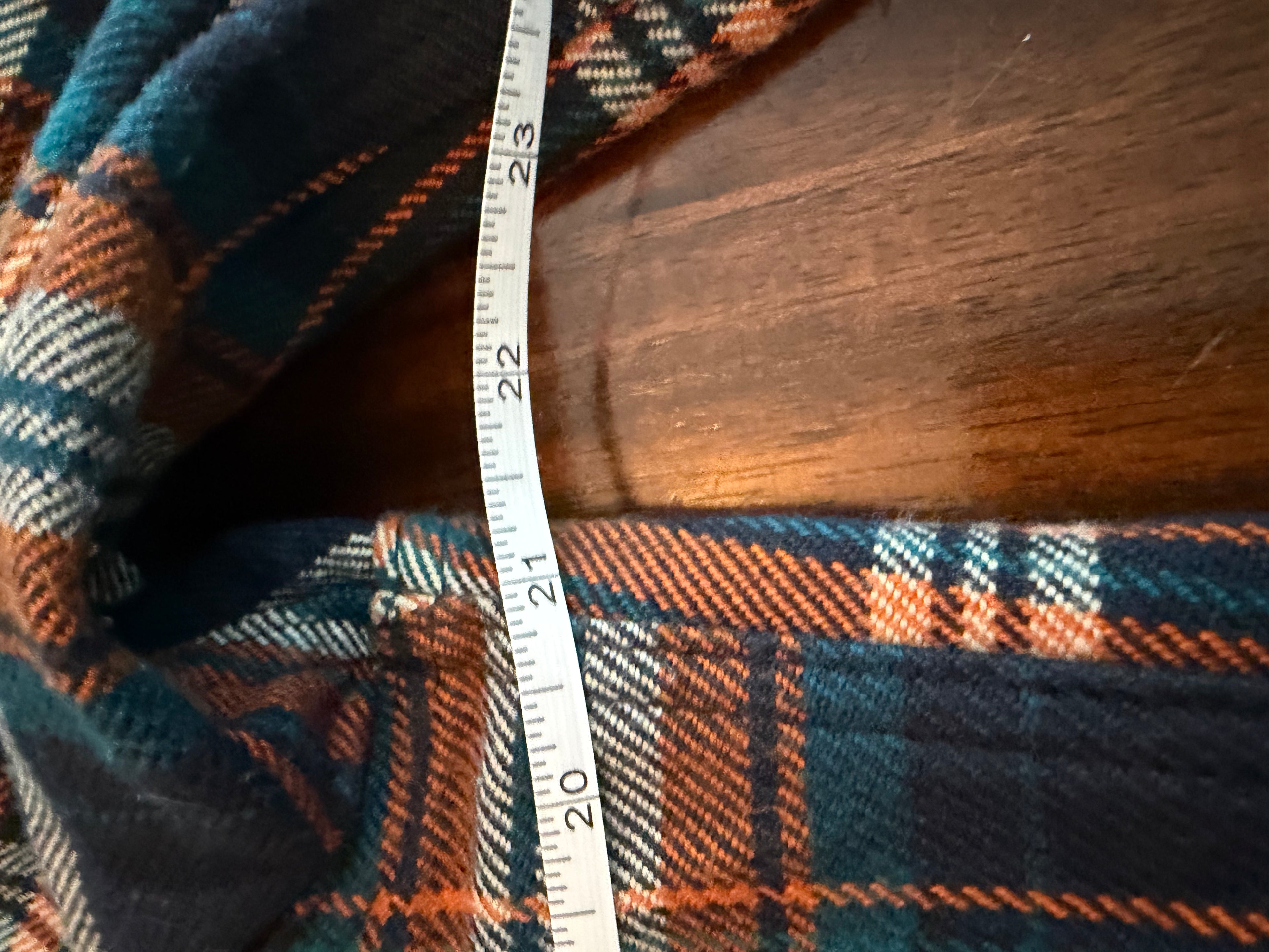 Iron Heart IHSH-262 NAV Crazy Check Western 12oz Ultra Heavy Flannel Tagged Large