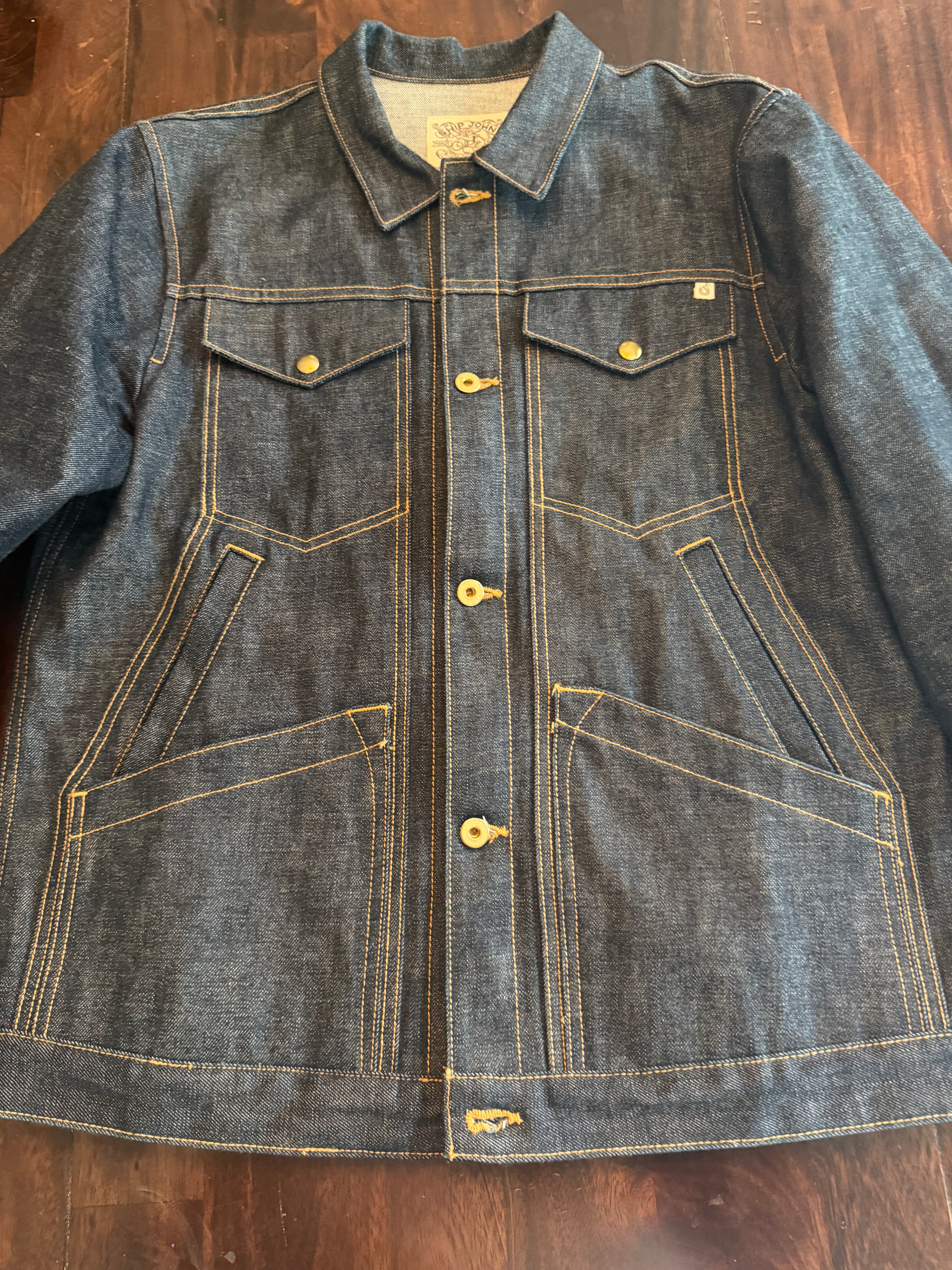 Ship john Ramblin Jacket Broken Twill V2 Tagged Large