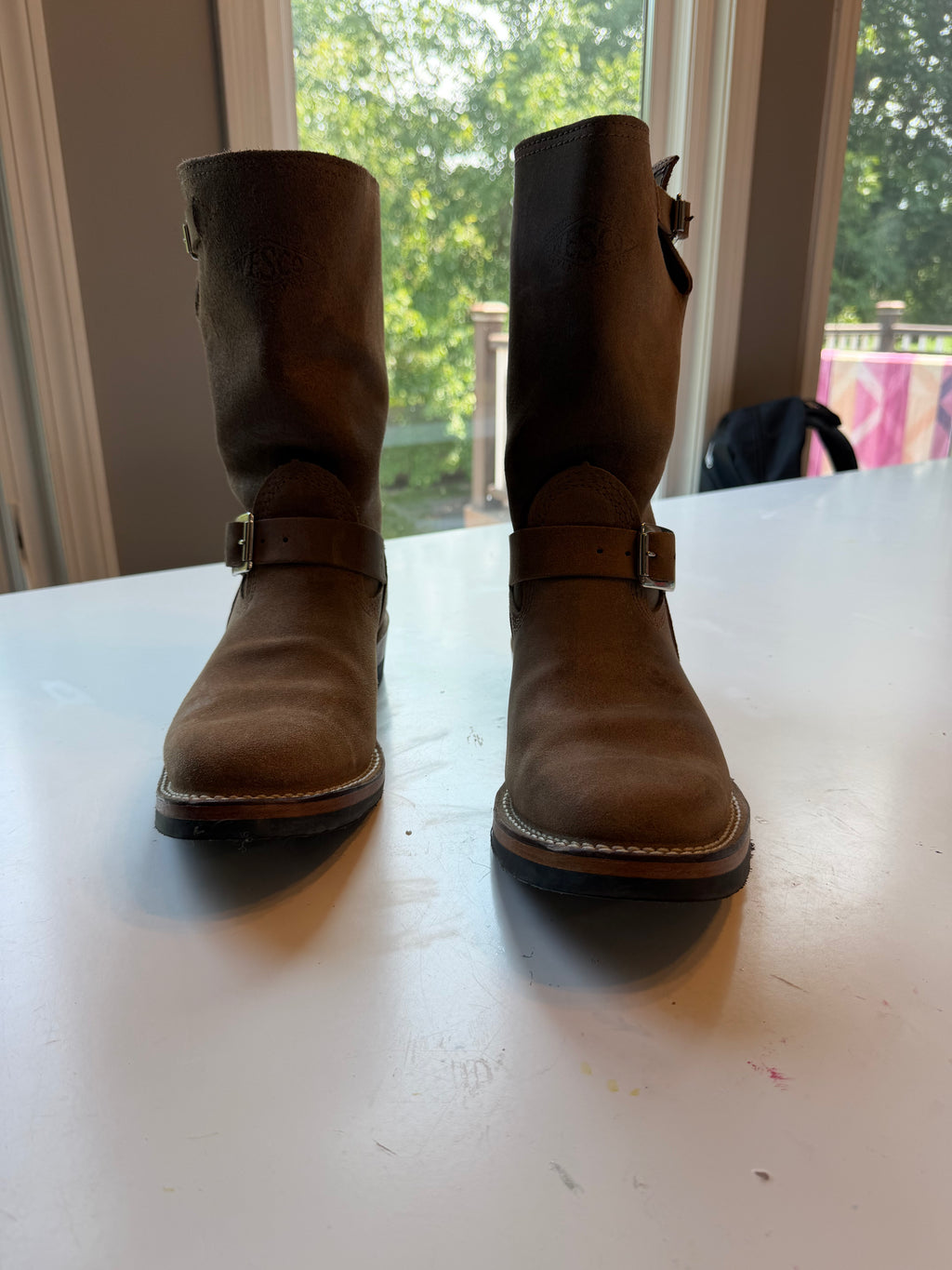 Wesco X Bakers Boots Marine Field Horween Roughout 9.5 E