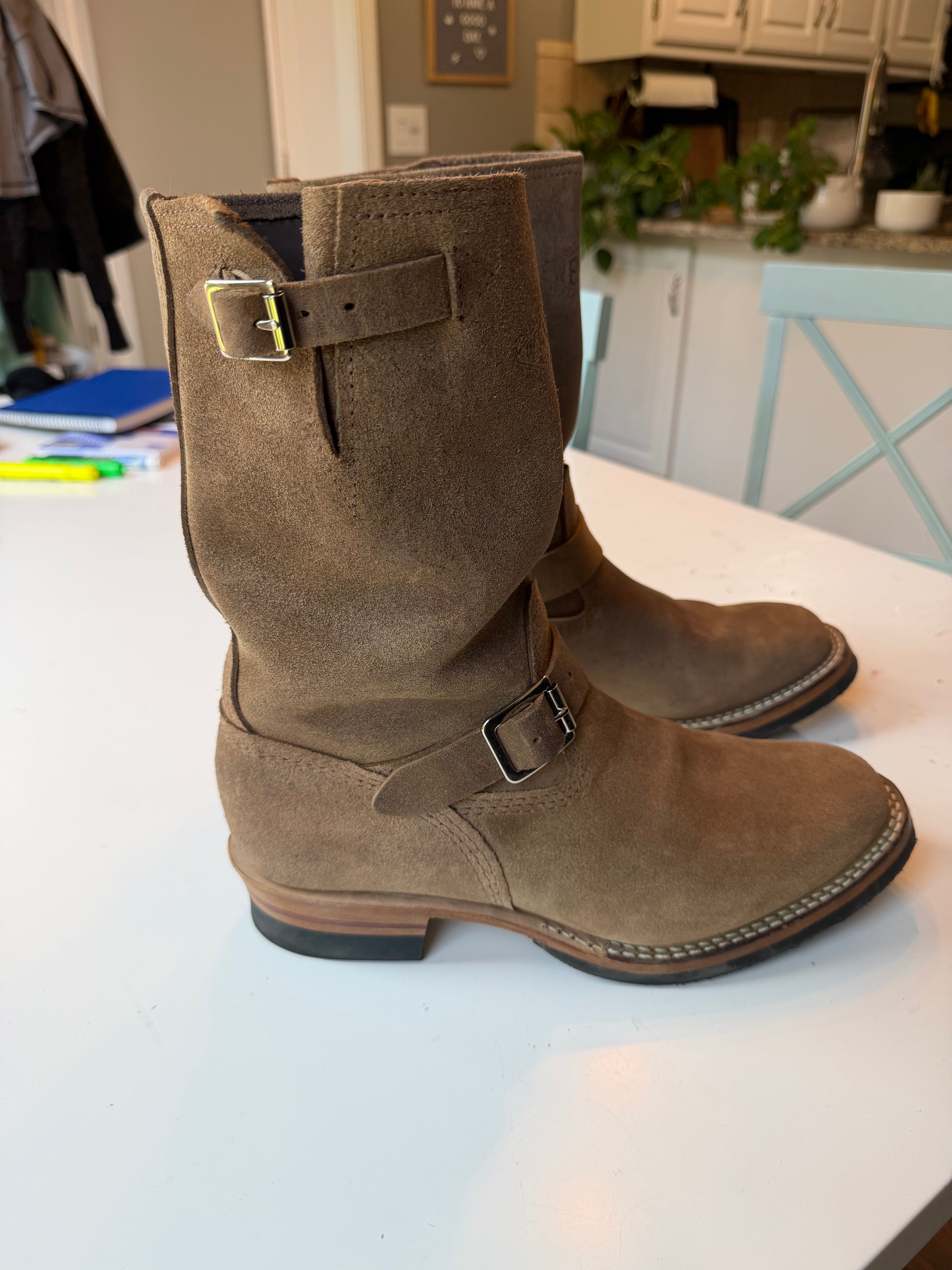 Wesco X Bakers Boots Marine Field Horween Roughout 9.5 E
